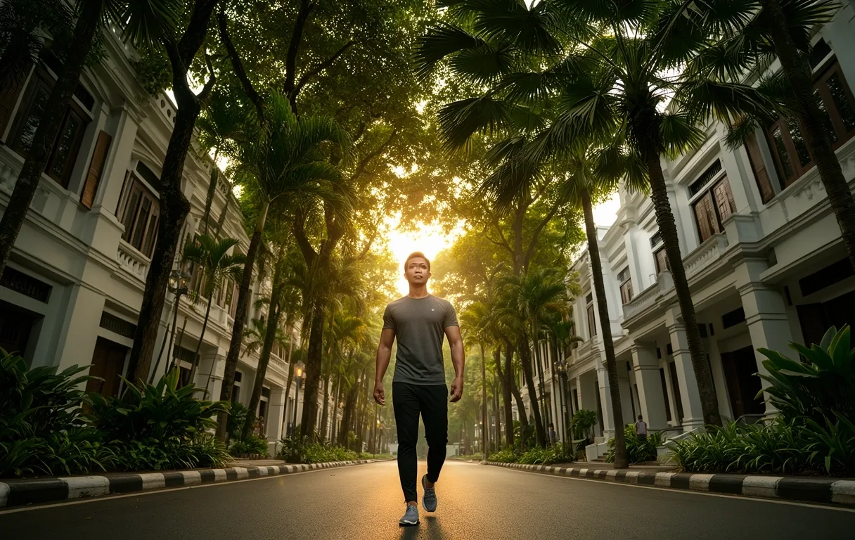 Menteng, Jakarta, the home of Pria Alam
